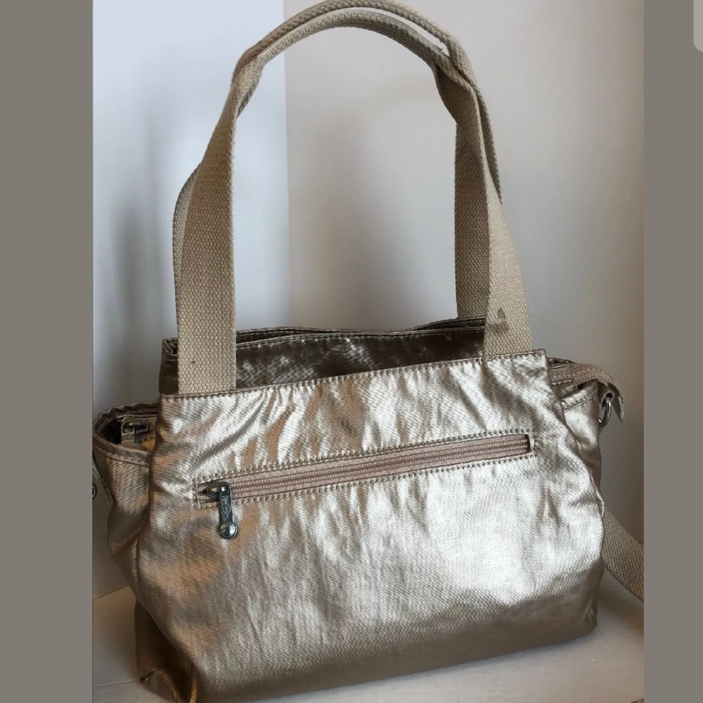 Kipling Carly gold metallic cross body bag medium - Picture 2 of 8